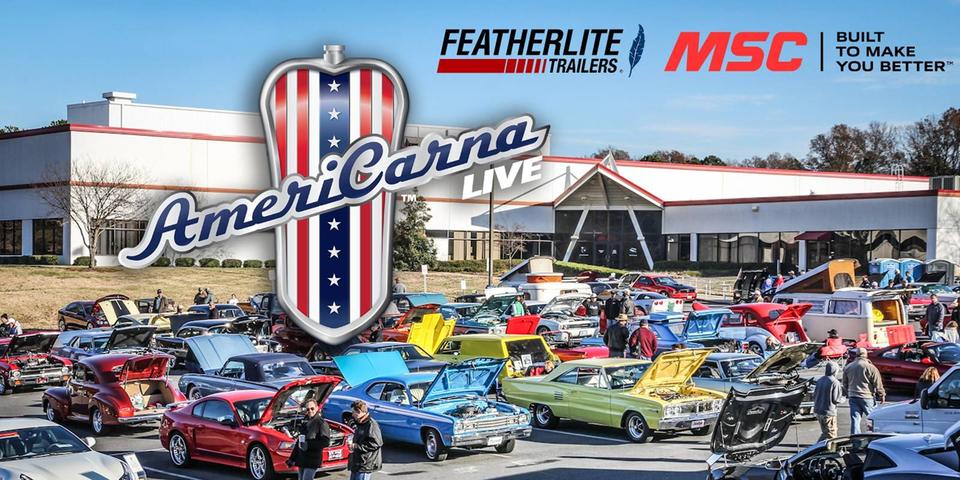 Flyer for Ray Evernham's AmeriCarna LIVE Car Show - Davidson