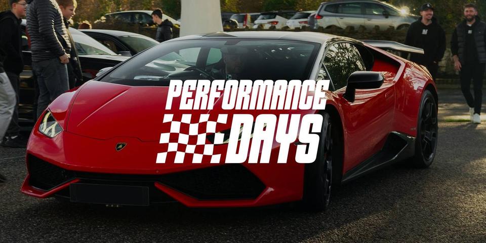Flyer for Idle Car Club Performance Day - Taw Motor Centre, Barnstaple