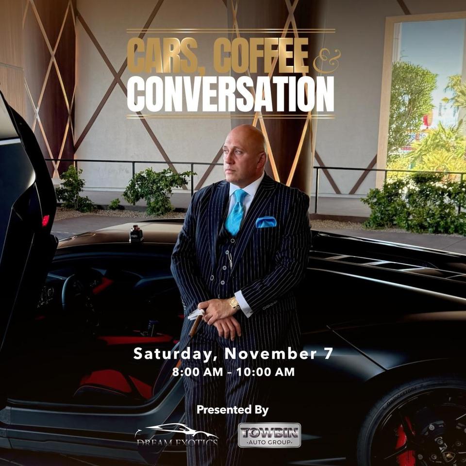 Flyer for Cars and Conversations - SAHARA Las Vegas