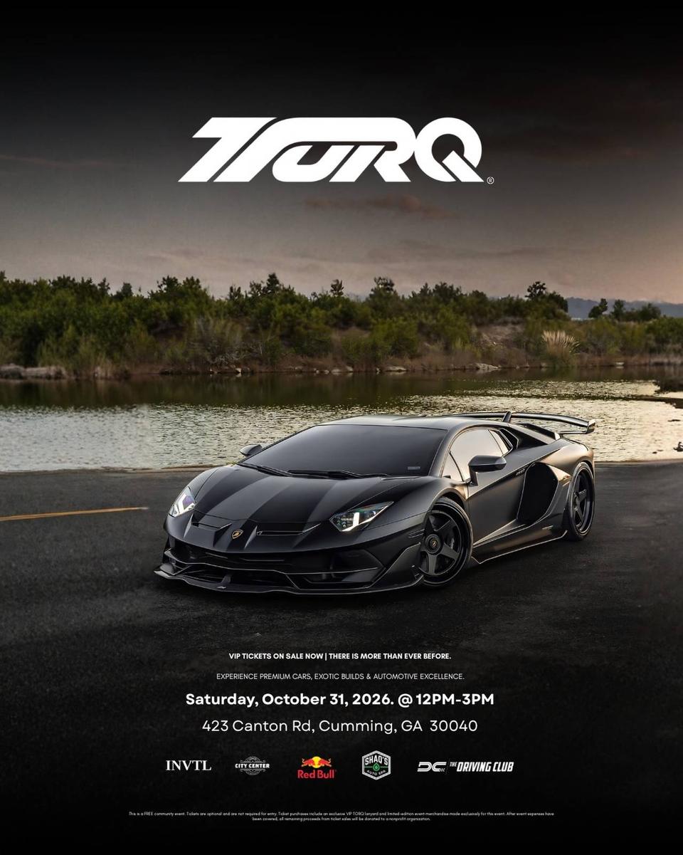 Flyer for TORQ at Cumming City Center