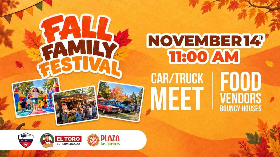 Flyer for Fall Family Festival Car & Truck Meet - Plaza Las Americas, Lilburn
